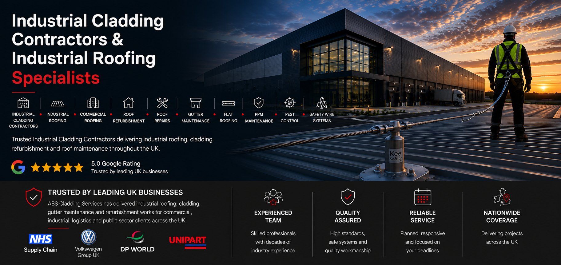 Industrial Cladding Contractors & Industrial Roofing Specialists