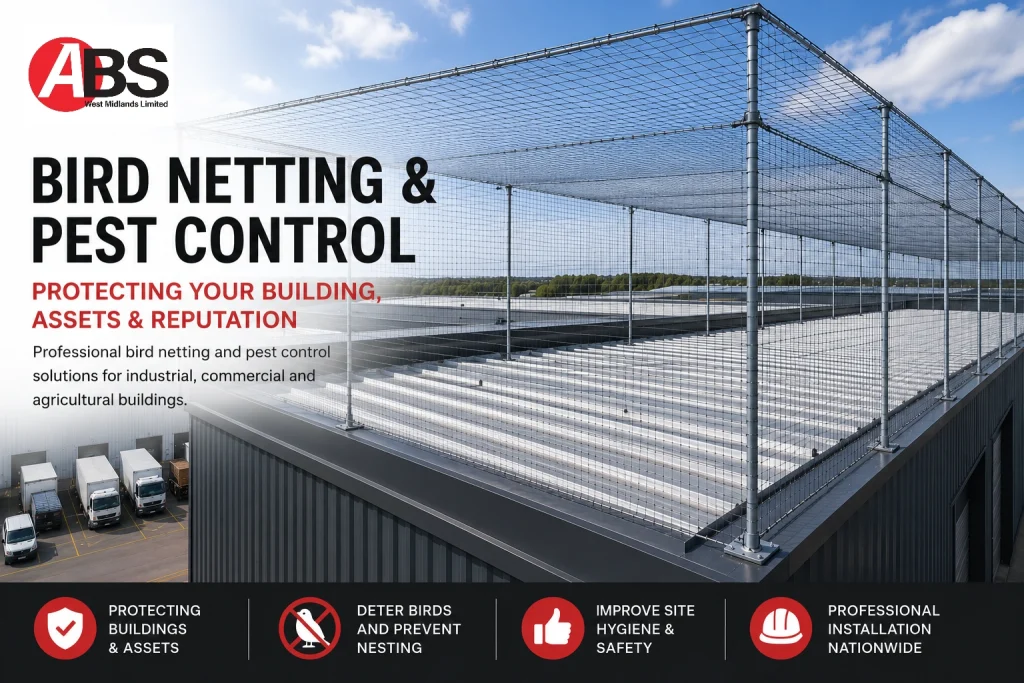Bird netting and pest control – ABS West Midlands Limited