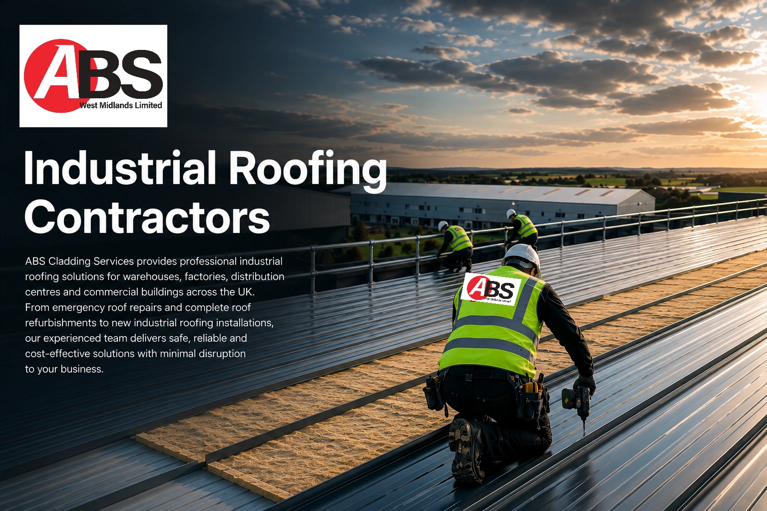 Industrial roofing contractors – ABS West Midlands Limited