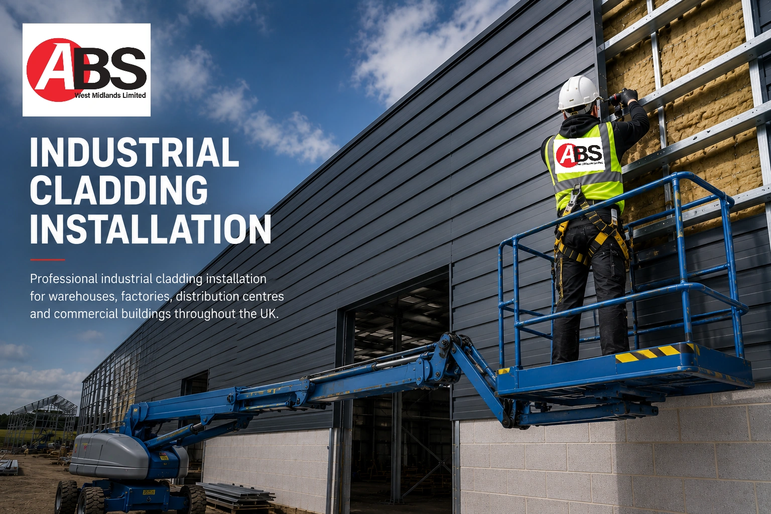 Industrial cladding installation – ABS West Midlands Limited